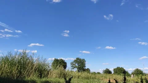 Clouds soaring in the sky Stock Footage 138875702