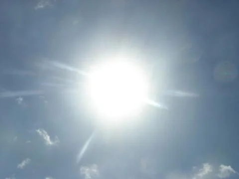 Clouds &amp; Solar Flare Stock Photos