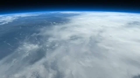 From clouds to space. Earth From Space. 库存影片 8654012