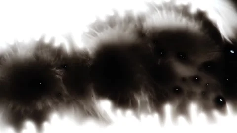 Clouds like spreading of ink blot , stock footage of ink blot spreading like  Stock Footage 147702154