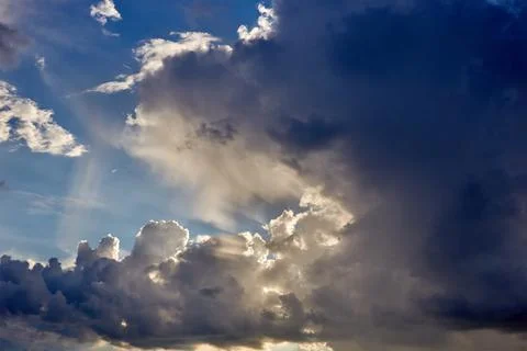 Clouds before storm Stock Photos