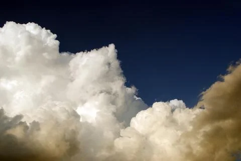 Clouds on storm sky Stock Photos