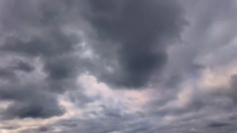 Clouds before storm timelapse Stock Footage 285178161