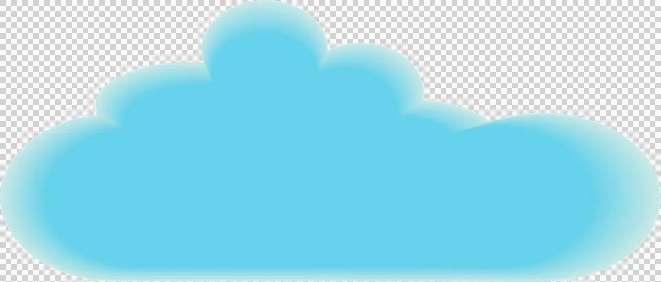 Clouds. Summer cartoon cloud ,  clouds sticker shapes isolated on transpare.. Stock Illustration