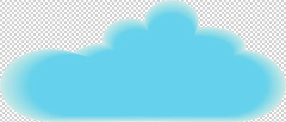 Clouds. Summer cartoon cloud ,  clouds sticker shapes isolated on transpare.. Stock Illustration