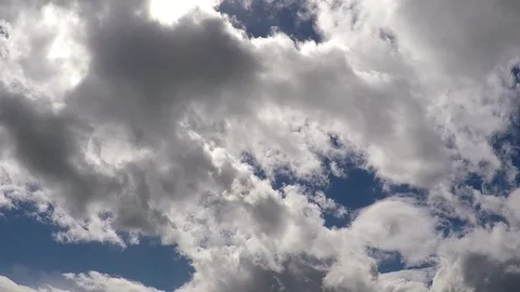 Clouds in a summer sky Stock Footage 77865244