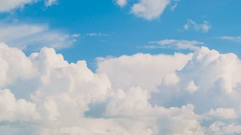Clouds in the summer sky Stock Footage 87807854