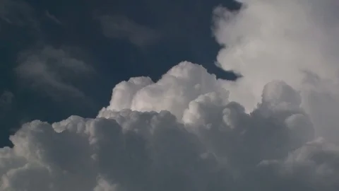 Clouds in the summer sky (time lapse) Stock Footage 73767275