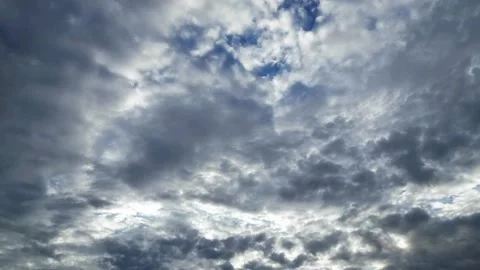 Clouds, sun and birds timelapse Stock Footage 265126998