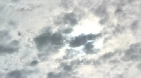 Clouds with sun behind Video stock 10914451