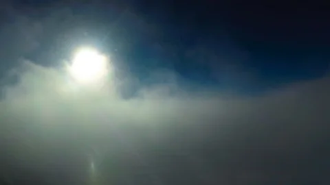 From the clouds to the sun Stock Footage 107818394
