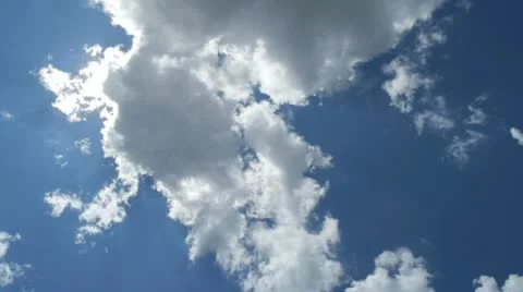 Clouds with sun - pan Vídeo Stock 11143098