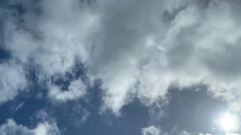 Clouds Sun Sky Stock Footage