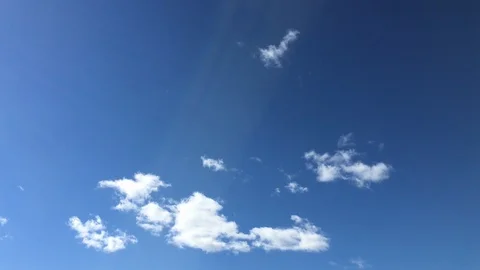 Clouds with Sunflare Stock Footage 89796573