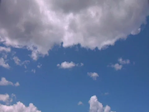 Clouds on a Sunny Day Stock Footage 476941