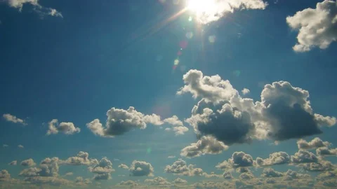 Clouds Sunny Day Time Lapse Stock-Footage 78462723