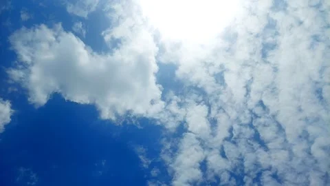 Clouds in the Sunny Sky Видео 296882462