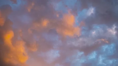 Clouds At Sunrise. 4K Sky Time lapse, Beautiful background, Stock Footage 163129652