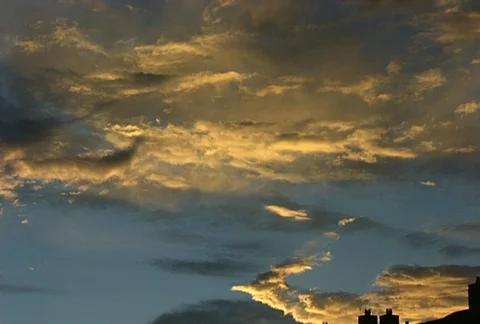 Clouds at Sunrise Stock Footage 98072193