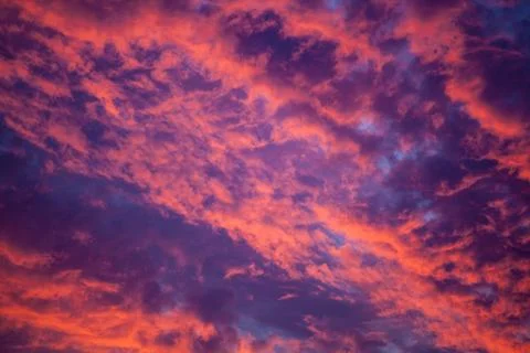 Clouds at sunrise Stock Photos