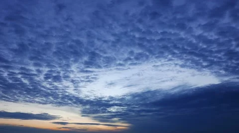 Clouds at Sunrise Time Lapse Video stock 55249688