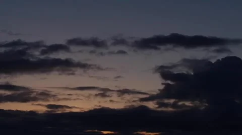 Clouds Sunrise with Zoom out 動画素材 2689155