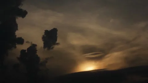 Clouds Sunset 02 Stock Footage 5160645