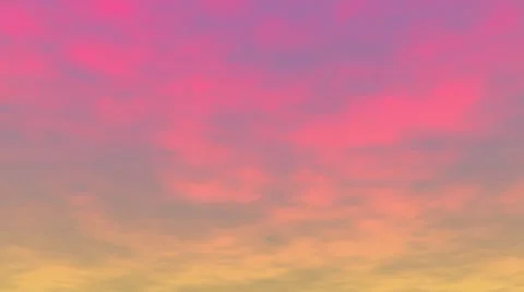 Clouds at sunset - 3D render Video stock 18194416