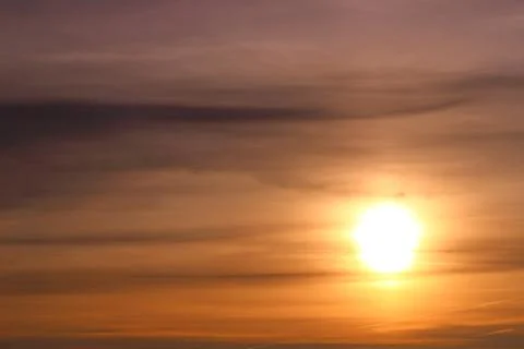 Clouds at sunset as an abstract background Foto stock