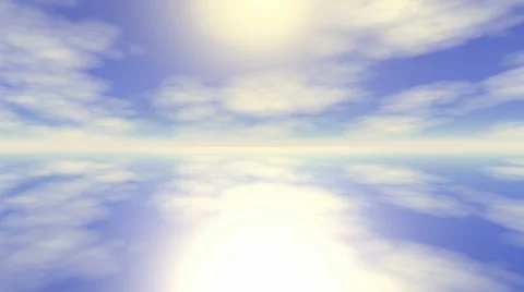 Clouds sunset blue sky Video stock 46898103