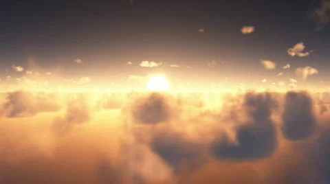 Clouds sunset Stock Footage 451055
