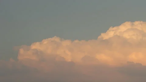 Clouds at sunset Stock Footage 1078939