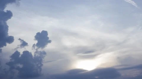 Clouds Sunset Stock Footage 5144391