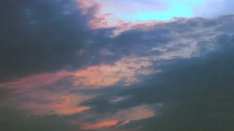 Clouds at Sunset 動画素材 8915674