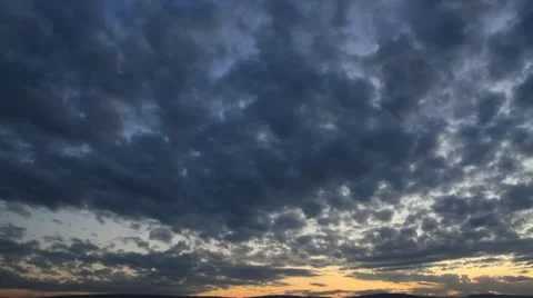 Clouds at sunset 動画素材 12738154