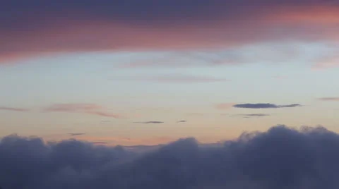 Clouds at Sunset Stock Footage 23603898