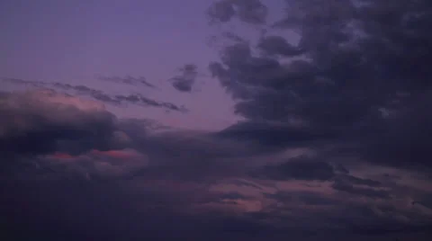 Clouds sunset Stock Footage 28609348