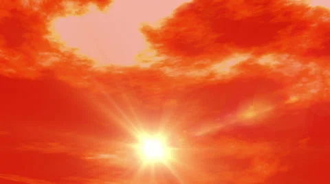 Clouds at sunset Stock Footage 29798058