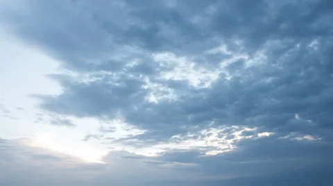 Clouds sunset. Stock Footage 32503835