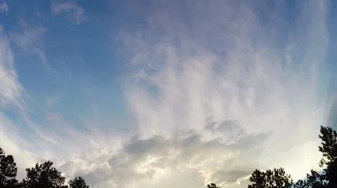 Clouds at sunset Vidéo 45423245