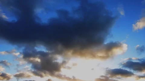Clouds at Sunset Vídeo Stock 47663270