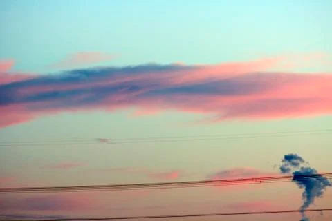 Clouds at sunset 스톡 사진