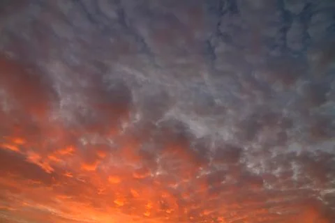 Clouds at sunset Stock Photos