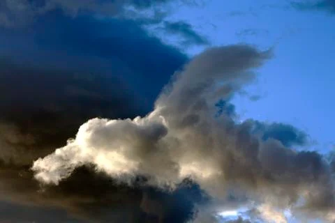 Clouds at sunset Stock Photos