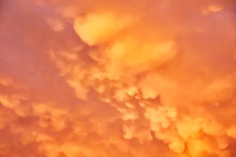 Clouds before sunset Stock Photos