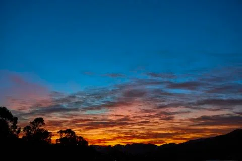 Clouds at Sunset Stock-Fotos