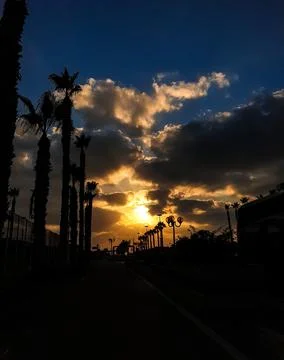 Clouds Sunset Stock Photos