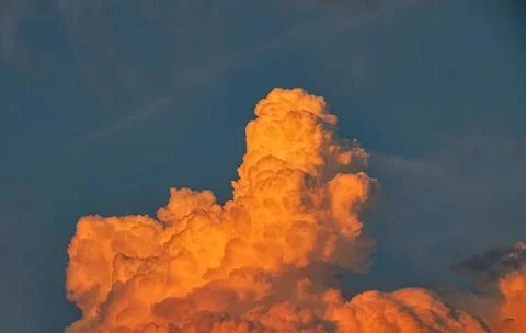 Clouds at sunset Stock Photos