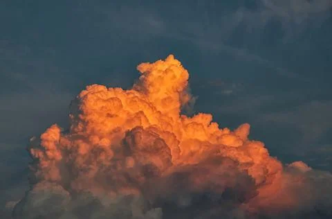 Clouds at sunset Stock Photos