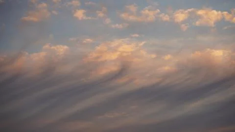 Clouds at sunset Stock Photos